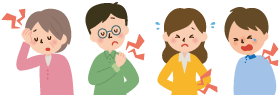 頭痛、肩こり、腰痛、首痛
